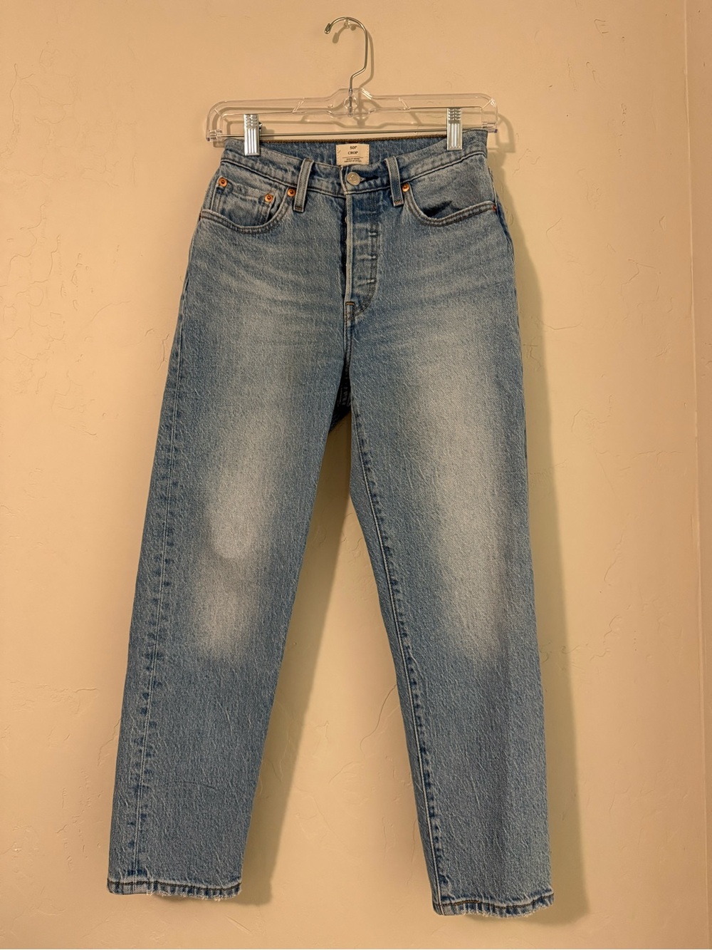 Levi's Straight Light Blue Women’s Jeans 501